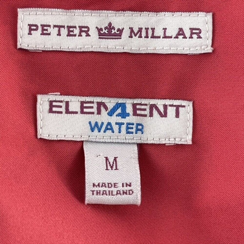 Peter Millar Womens Water-Resistant Red Jacket Size M - Picture 9 of 11
